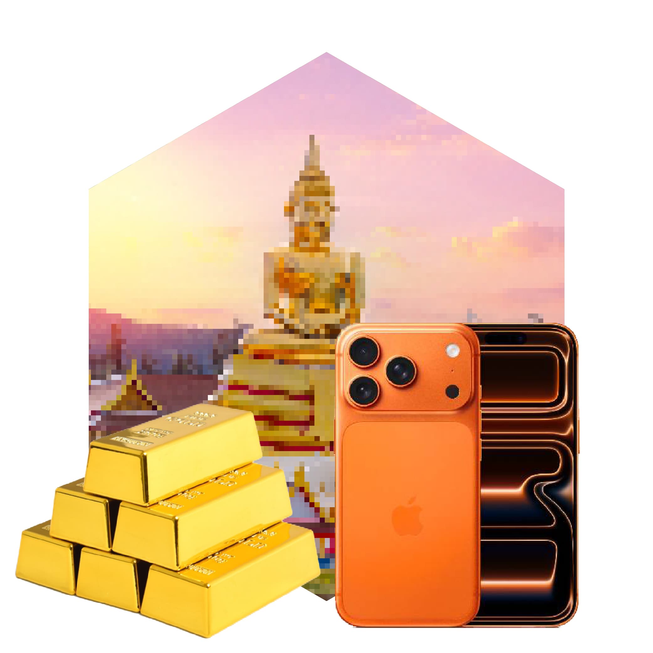 IPHONE 17 PRO MAX + 10G GOLD + THAI TOUR